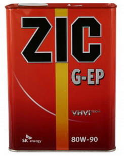 Трансмиссионное масло ZIC GEAR EP 80W-90 4л